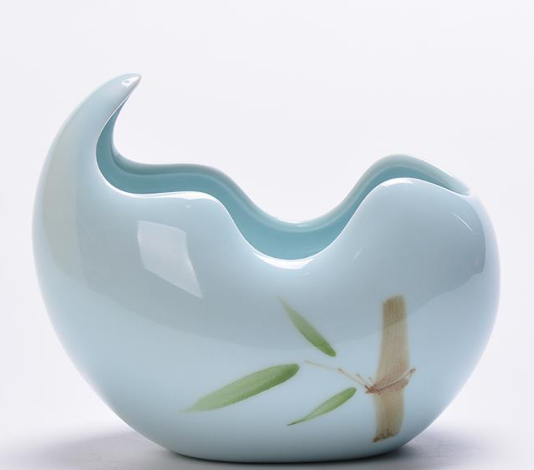 Zhuanghua Porcelain Succulent Plant Pot, Minimalist Design