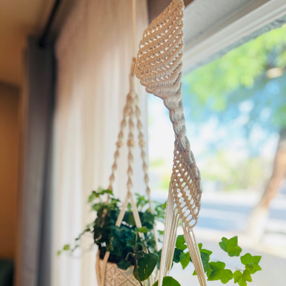 Nordic Plant Hanging Basket Tapestry Bohemian Decor